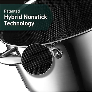Marmite hybride antiadhésive <span class=keywords><strong>de</strong></span> 8 litres <span class=keywords><strong>avec</strong></span> couvercle en verre trempé, compatible <span class=keywords><strong>lave</strong></span>-<span class=keywords><strong>vaisselle</strong></span>, compatible induction, compatible <span class=keywords><strong>avec</strong></span> tous les types <span class=keywords><strong>de</strong></span> plaques <span class=keywords><strong>de</strong></span> <span class=keywords><strong>cuisson</strong></span> - Product Image 6