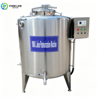 Cuve de pasteurisation de lait, yaourt, crème glacée et fromage 100L 200L 300L 500L 1000L – Machine de pasteurisation laitière