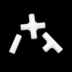 भीतरी व्यास 12mm सीधे कोहनी 4 रास्ते टी 60 90 120 45 डिग्री पीवीसी पाइप कनेक्टर DIY घर अलमारी तम्बू फिटिंग एडाप्टर - Product Image 4