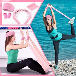 CZFIT Custom Logo <b>Yoga</b> Starter Kit <b>Yoga</b> Ring Ball <b>Pilates</b> 3 Resistance Bands for Fitness <b>Pilates</b> Kit <b>Yoga</b> Set - Product Image 4