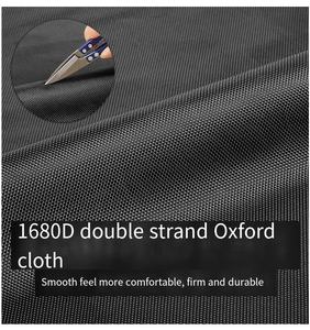 เสื้อกั๊กสะท้อนแสงสำหรับสุนัขแบบปรับได้ ผ้า Oxford ไม่รัดคอ สีดำ สำหรับสุนัขตัวใหญ่ ปลดเร็ว พร้อมช่องใส่บัตร - Product Image 5