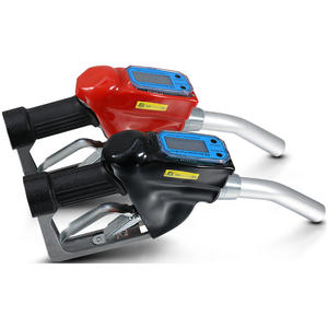 デジタル燃料流量計付きアルミ製燃料ガソリン・ディーゼル・石油ノズルガン（リットルまたはガロン表示） - Product Image 1