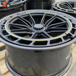 ล้อฟอร์จคาร์บอนไฟเบอร์แบบ Center Lock 2 ชิ้น 5x112 5x114.3 5x120 5x130 รุ่น S1SC สำหรับ Porsche BMW Mercedes - Product Image 4