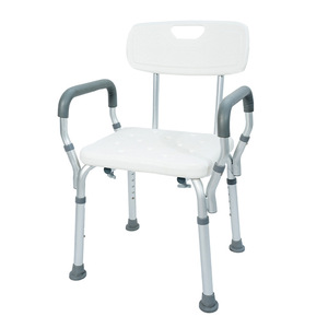 Chaise de douche Keyi KY961L-A à hauteur réglable avec accoudoirs pour personnes âgées et usage hospitalier - Product Image 2