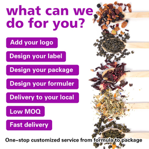 Mezcla de Flores de Té <span class=keywords><strong>Azul</strong></span> de Marca Propia, Flor de Clitoria Ternatea, Limón, Jengibre y Stevia, Té Herbal Saludable - Product Image 6