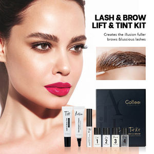 Kit de lifting et de teinture des <span class=keywords><strong>cils</strong></span> et des sourcils 2 en 1 Gollee avec lotion et crème semi-permanente à faire soi-même à la maison - Product Image 5