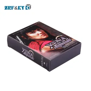 مخصص CD DVD غطاء التعبئة والتغليف حالات مجموعة صناديق 8X DVD و 16X DVD Repli-الموجبة الطباعة