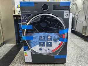 เครื่องซักผ้า <span class=keywords><strong>LG</strong></span> รุ่นเดียวกัน 15 กก. ฝาหน้า สแตนเลส ระบบไฟฟ้า ไดรฟ์ตรง อินเวอร์เตอร์ 220 โวลต์ อัตโนมัติ สำหรับใช้ในครัวเรือน - Product Image 2