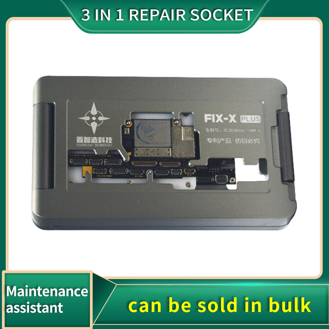 3 in 1 repair socket for iphone x xs xs max motherboard test fixture for double-deck mainboard function Tester FIX-XSM iSocket