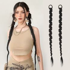 Longue Daenggi Tressage Bande De Cheveux Forme Partie 2 Perruque 1P Double Pull - Product Image 1