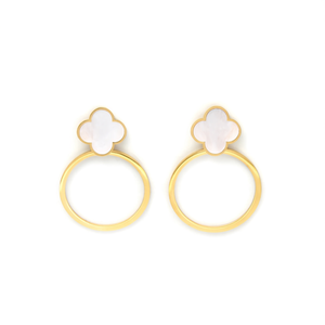 Boucles d'oreilles à clous tendance E350-E200-0447B - Product Image 2
