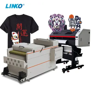 Printer A3 dtf kepala printer i3200 kecepatan tinggi digunakan untuk pencetak pakaian dan kemasan printer dtf profesional