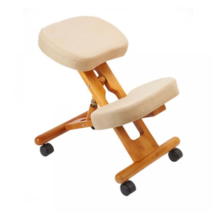 Sedia Ergonomica Moderna Minimalista con Poggiatesta Regolabile in Legno Massello per Casa, Ufficio, Ospedale, Hotel, Uso come Sedia Girevole - Product Image 1