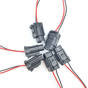 Kabel Harness Lampu Rem Terpasang Tinggi Custom Auto 2-Pin Connector FLRY-B-0.35mm dengan Selubung DJ70218Y dan Terminal 301F-2122S - Product Image 3