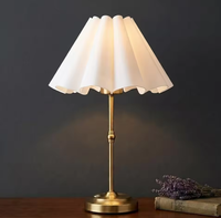 Lampe de table Wolongmountain personnalisable, sans fil, à commande tactile, design luxueux, vintage, haut de gamme, style mariage classique