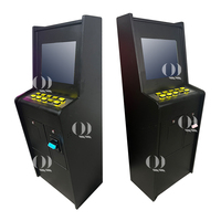 Machine de jeu d'arcade de marque QIQU avec un savoir-faire supérieur et des jeux à pièces en bois à faible coût