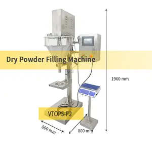 Multi-Function Cornstarch Filler Canning Machine Automatic Matcha Powder Dosing Filling Machine With Weighing System