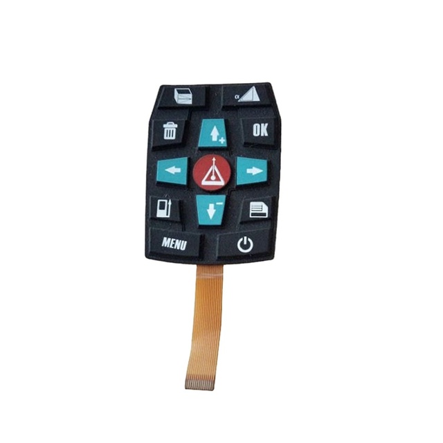 Deson Silicone Rubber Anti-Slip Shock Absorption Food Grade Adhesive Membrane Switch Keyboard Print Mobile Phone Customized Long