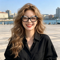 Lunettes de vue œil-de-chat à grande monture, styles variés, anti-lumière bleue, pour femmes, vente en gros à bas prix, assortiment en vrac