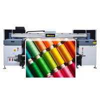 Imprimante hybride UV à plat et à rouleau Locor 1,8 m (180 cm) I3200 avec 1 à 8 têtes pour impression sur bannières PVC, papiers peints, cuir et carton rigide