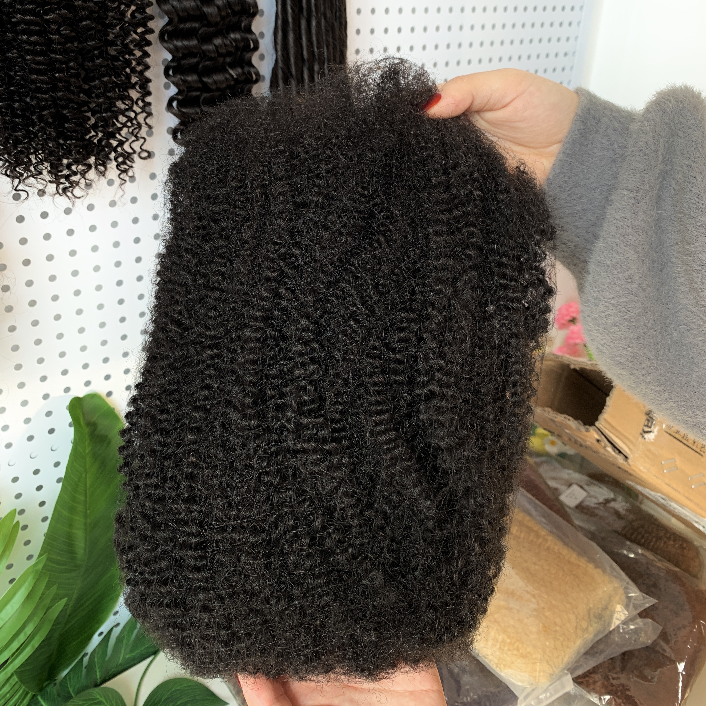 Vast Hair KAMA Afro Kinky Curly 4C Braiding Bulk 12A Double Drawn Remy Virgin Brazilian Hair Extensions Dreadlocks Loc Repair Twists thumbnail 4
