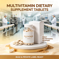 Comprimés multivitaminés et multiminéraux, complément nutritionnel quotidien pour le bien-être