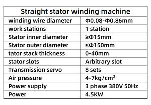 <span class=keywords><strong>DR</strong></span>はリニアモーターおよびファンモーター用のステーターワディングマシンを展開しました - Product Image 5