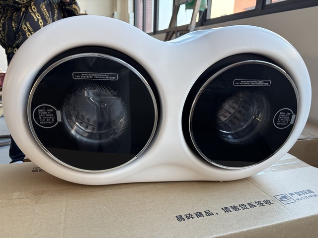 2026 Small Size Space-Saving Dual-Barrel Multiple Color Options Metal Inner Drum Washable & Dryable Washer for Balcony
