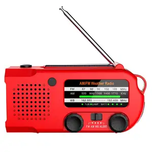 Taşınabilir hayatta kalma araçları Am Fm krank hava radyo cep radyo