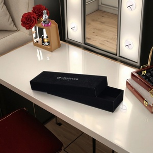 Biodegradable Elegant Velvet Material Barber Tools Storage Square Heaven and Earth Cover <b>Box</b> Personalized Custom Paper <b>Box</b> - Product Image 2