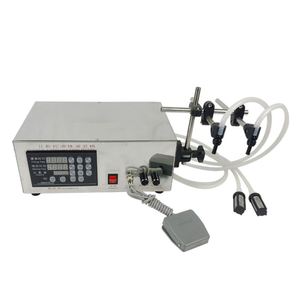 Machine de remplissage semi-automatique à commande numérique à double tête pour liquides, machine de remplissage quantitatif de liquides - Product Image 1