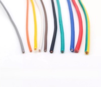Cable unipolar, cable trenzado de un solo núcleo grueso de PVC clásico para automoción, 12V, 24V, 10 colores