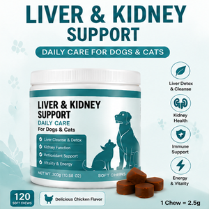 Complément Immunitaire à Absorption Rapide Chardon-Marie/SAMe en Comprimés Mous |   Vitamines et Minéraux Biologiques pour Toutes les Races – Complément Alimentaire pour la Santé des Animaux - Product Image 1
