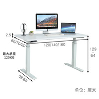 Bureau de vente directe d'usine Mesa moderne réglable PC ordinateur Table Gamer bureau de jeu