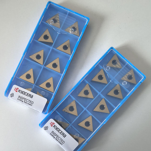 เม็ดมีดคาร์ไบด์ TNGA160404SO1525 A66N HSS รูปทรงสามเหลี่ยม ยี่ห้อ Kyocera สำหรับงานกลึงภายนอก เครื่องกลึง CNC ความแข็งสูงพิเศษ ผลิตตามแบบ OEM - Product Image 4