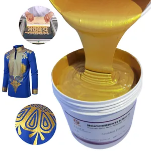 Wholesale textile ink for silk screen ink water based golden ink for screen printing