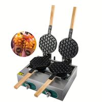 Machine à Gaufres Double Bulle Professionnelle à Gaz – Offre Spéciale