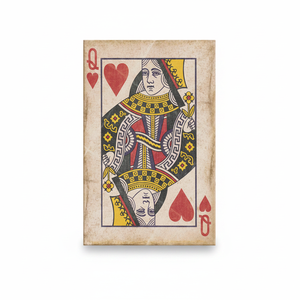 Queen of Hearts Canvas Art: Bohemian Printed Wall Decor,<b>WRAPPED</b> CANVAS - Product Image 2