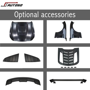 Kit carrosserie pour Ford Mustang 2015-2017 – Amélioration vers GT500 : Pare-chocs avant et arrière, calandre, diffuseur, sorties d'échappement, jupes latérales, lèvre avant - Product Image 6