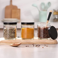 Topsale 2oz 4oz 8oz 12oz 16oz stoples kaca bulat Jam