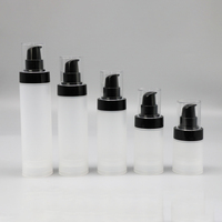 Ensemble de flacons pompe sans air pour soins de la peau et du corps, 30 ml, 50 ml, 80 ml, 100 ml, 120 ml, emballage cosmétique en PP de haute qualité, respectueux de l'environnement