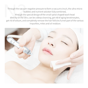 Equipo de Burbujas Mágicas para Uso Doméstico - Máquina de Burbujas de Oxígeno Mágica Hydra Pen para el Cuidado de la Piel, Limpieza Facial y Eliminación de Puntos Negros - Product Image 6