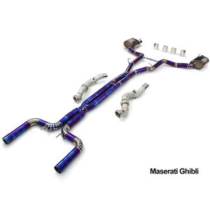 Sistema de escape de titanio AKS para <span class=keywords><strong>Maserati</strong></span> <span class=keywords><strong>Ghibli</strong></span> Catback System - Product Image 4