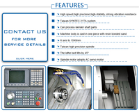 DAS Hohe Steifigkeit Horizontal DS-6L Digital Single Medium Duty Schräg bett Gang-Typ CNC-Drehmaschine mit hoher Genauigkeit Hohe Produktivität