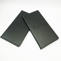 Cartera de Cuero PU para Auto, Negra, Portadocumentos, Porta Licencia de Conducir, Porta Tarjeta de Seguro, para Almacenamiento de Papeles del Vehículo
