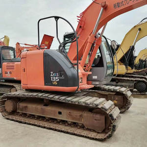 Excavadora sobre orugas Hitachi 135 ZX135 usada, 13,5 toneladas de excavadora doméstica ZAXIS135us, excavadora agrícola vendida en todo el mundo - Product Image 5