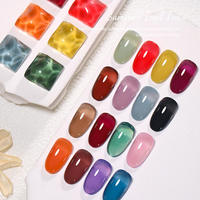 Ensemble de vernis à ongles en gel UV 32 couleurs, kit de nail art personnalisable non toxique pour les voyages, les cadeaux, la salle de classe et la manucure à domicile