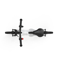 Trottinette électrique pour enfants avec grandes roues de 12 pouces, sécurité, faible vitesse 8 km/h, frein arrière, alliage de magnésium, 6,7 kg, stable, 180 W, 24 V