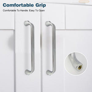 Elegant Zinc Alloy Furniture Handles & <b>Knobs</b> Pull for Wardrobe Cupboard Bedside & Kitchen Drawer <b>Cabinets</b> - Product Image 4