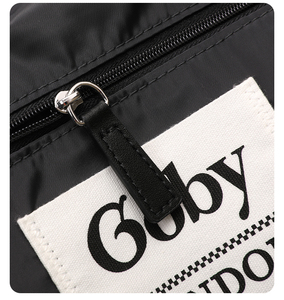 ゴビーロンドン カスタムメイド 高品質ナイロン製トートバッグ ジッパー開閉 38L 大容量 防水ショッピングトートバッグ - Product Image 6